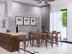 mua bàn ghế ăn gỗ óc chó tại vinh