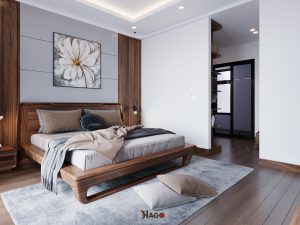 giường ngủ gỗ óc chó