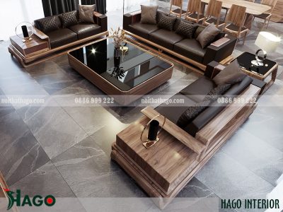 Sofa Gỗ Óc Chó CA.SH98