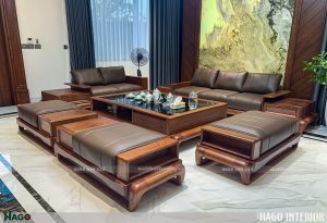 sofa gỗ phòng khách
