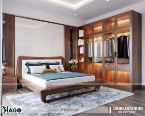 Giường ngủ gỗ Sồi